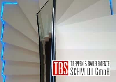 Die Treppenstufen der Faltwerktreppe Schwedelbach der Firma TBS Schmidt GmbH