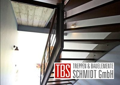 Rueckansicht der Blechwangentreppe Kiel der Firma TBS Schmidt GmbH