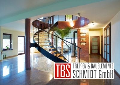 Blechwangentreppe Wiesbaden der Firma TBS Schmidt GmbH