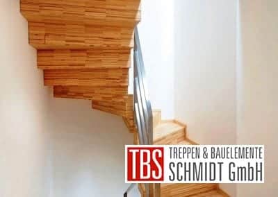 Die halbgewendelte Faltwerktreppe Baden Baden der Firma TBS Schmidt GmbH