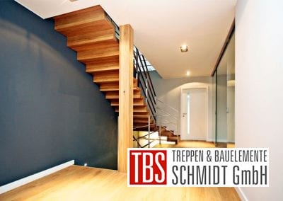 Rueckansicht der Faltwerktreppe Karlsruhe der Firma TBS Schmidt GmbH