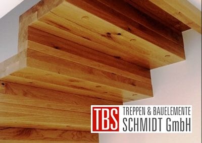 Unteransicht auf die Faltwerktreppe Kleinsteinhausen der Firma TBS Schmidt GmbH