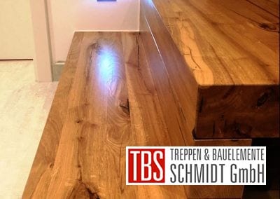 Seitenansicht der Faltwerktreppe Kleinsteinhausen der Firma TBS Schmidt GmbH