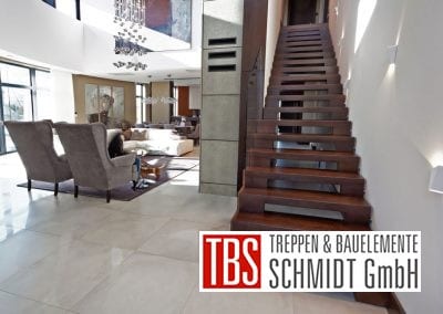 Ansicht der Faltwerktreppe Muenchen der Firma TBS Schmidt GmbH