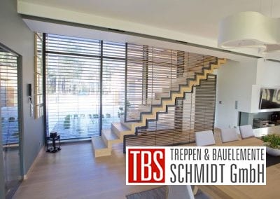 Ansicht auf die Faltwerktreppe Nuernberg der Firma TBS Schmidt GmbH