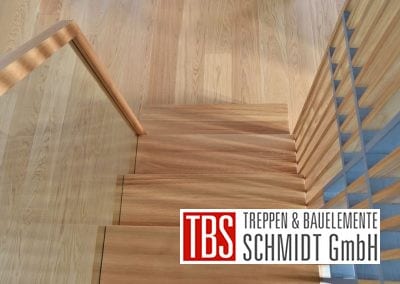 Treppenstufen der Faltwerktreppe Saarbruecken der Firma TBS Schmidt GmbH