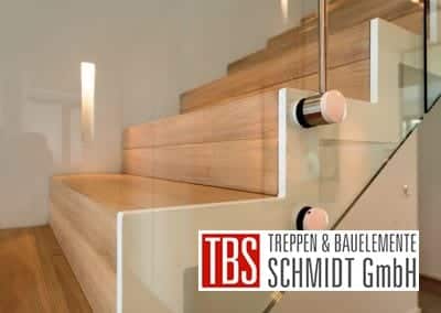 Treppenstufen der Faltwerktreppe Sankt Augustin der Firma TBS Schmidt GmbH