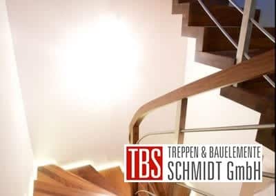 Treppenbeleuchtung der Faltwerktreppe Speyer der Firma TBS Schmidt GmbH