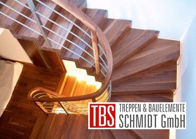 Die halbgewendelte Faltwerktreppe Speyer der Firma TBS Schmidt GmbH