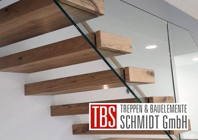Stufenverblender der Kragarmtreppe Crailsheim der Firma TBS Schmidt GmbH