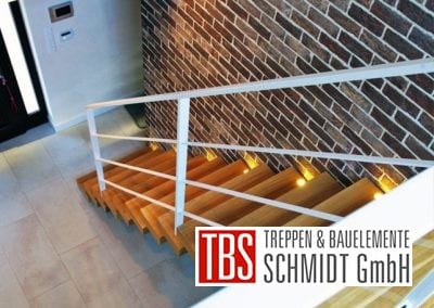 Blick von der Galerie auf die Kragarmtreppe Sachsen der Firma TBS Schmidt GmbH