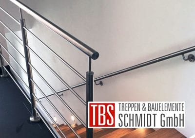 Das Galeriegelaender der Kragarmtreppe Bayern der Firma TBS Schmidt GmbH