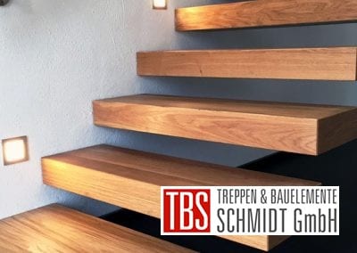Die Treppenstufen der Kragarmtreppe Bayern der Firma TBS Schmidt GmbH