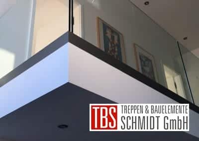Die Bruestung der Kragarmtreppe Dreieich der Firma TBS Schmidt GmbH