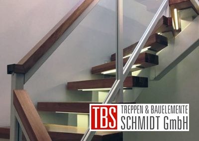 Treppenstufen der Mittelholmtreppe Geisenheim der Firma TBS Schmidt GmbH