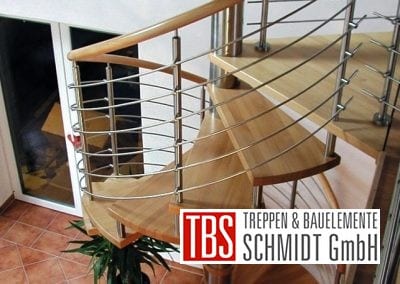 Spindeltreppe Landstuhl der Firma TBS Schmidt GmbH