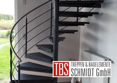 Spindeltreppe Schiffweiler der Firma TBS Schmidt GmbH