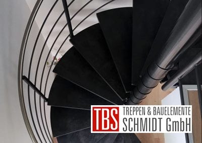 Spindeltreppe Schiffweiler der Firma TBS Schmidt GmbH