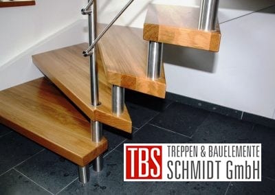 Treppenbolzen der Wangen-Bolzentreppe Viersen der Firma TBS Schmidt GmbH