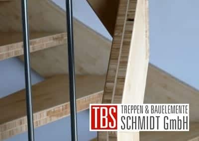 Handlauf der Wangen-Bolzentreppe Zweibruecken der Firma TBS Schmidt GmbH