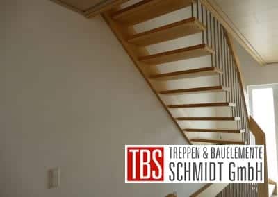 Rueckansicht der Wangen-Bolzentreppe Zweibruecken der Firma TBS Schmidt GmbH