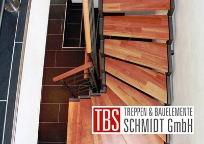 Treppenstufen der Zweiholmtreppe Erftstadt der Firma TBS Schmidt GmbH