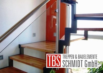 Treppenstufen der Zweiholmtreppe Wittlich der Firma TBS Schmidt GmbH