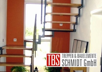 Treppengelaender der Zweiholmtreppe Wittlich der Firma TBS Schmidt GmbH