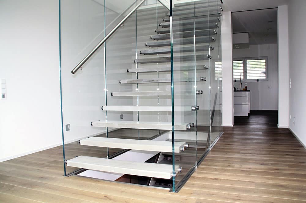 Glastreppe Flying Stairs der Firma TBS Schmidt GmbH