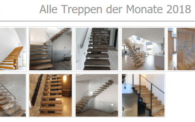 Treppen der Monate April-Juni