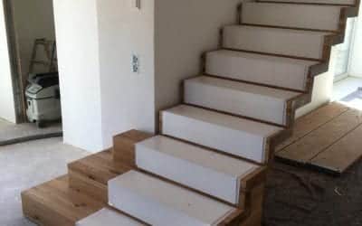 Treppenmontage Kragarm- und Faltwerktreppen