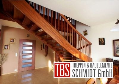 Seitenansicht Wangentreppe Gera der Firma TBS Schmidt GmbH