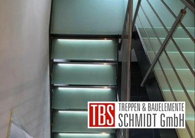 Ansicht auf die Glastreppe Hirchenbach der Firma TBS Schmidt GmbH