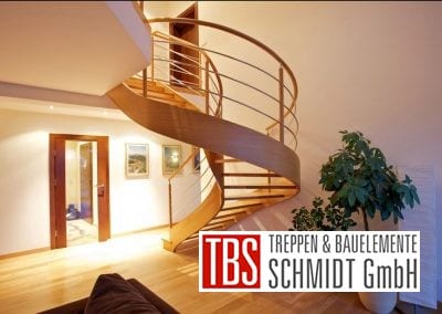 Rueckansicht Wangentreppe Krefeld der Firma TBS Schmidt GmbH