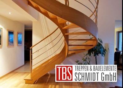 Seitenansicht Wangentreppe Krefeld der Firma TBS Schmidt GmbH