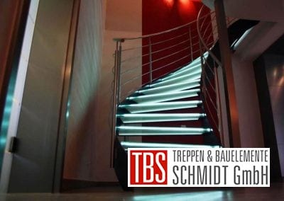 Ansicht auf die Glastreppe Leipzig der Firma TBS Schmidt GmbH