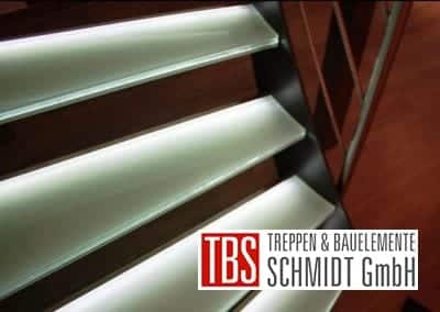 DIe Treppenstufen der Glastreppe Leipzig der Firma TBS Schmidt GmbH