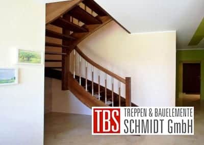 Seitenansicht Wangentreppe Lebach der Firma TBS Schmidt GmbH