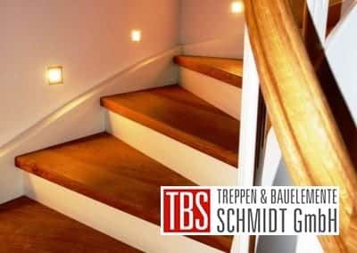 Treppenbeleuchtung der Color-Wangentreppe Magdeburg der Firma TBS Schmidt GmbH