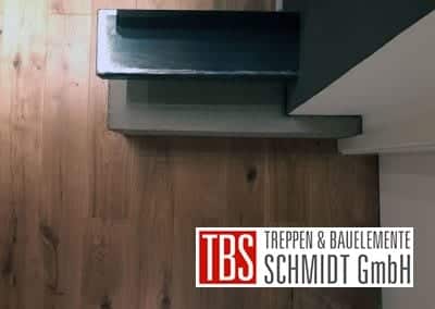 Der Anritt der Kragarmtreppe Homburg der Firma TBS Schmidt GmbH