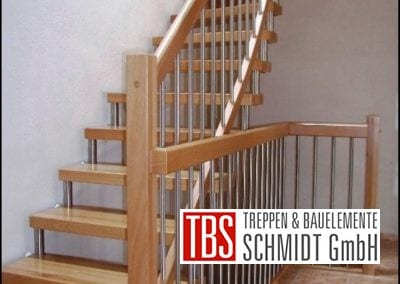 Viertelgewendelte Bolzentreppe Erftstadt der Firma TBS Schmidt GmbH