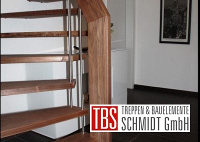 Viertelgewendelte Bolzentreppe Heidelberg der Firma TBS Schmidt GmbH