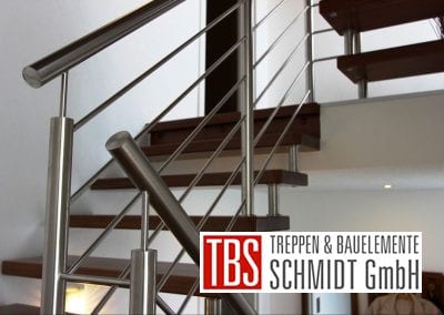 Edelstahlgaelaneder Bolzentreppe Kiel der Firma TBS Schmidt GmbH