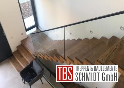 Glasgelaender Faltwerktreppe Ludwigshafen der Firma TBS Schmidt GmbH