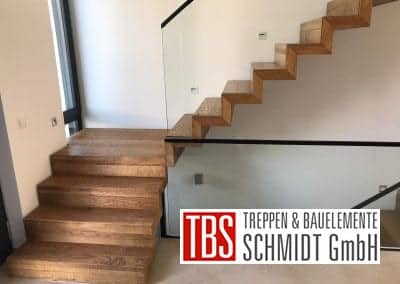 Zwischenpodest Faltwerktreppe Ludwigshafen der Firma TBS Schmidt GmbH