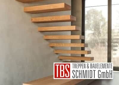 Rueckansicht Kragarmtreppe Muehltal der Firma TBS Schmidt GmbH