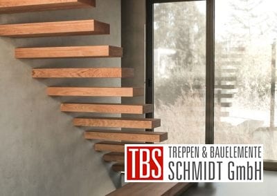 Mauerablage Kragarmtreppe Muehltal der Firma TBS Schmidt GmbH