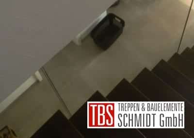Glaswand Kragarmtreppe Tiefenbronn der Firma TBS Schmidt GmbH