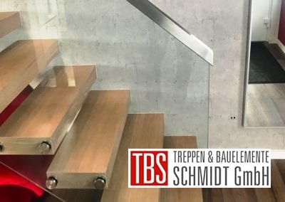 Glasgelaender Kragarmtreppe Hamm der Firma TBS Schmidt GmbH
