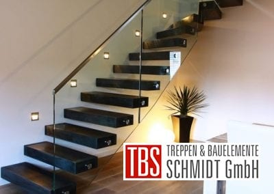 LED Beleuchtung Kragarmtreppe Bremen der Firma TBS Schmidt GmbH